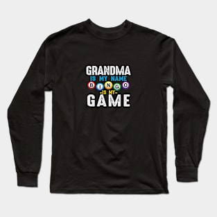 GRANDMA IS MY NAME BINGO IS MY NAME popular gift on sale NOW! Long Sleeve T-Shirt